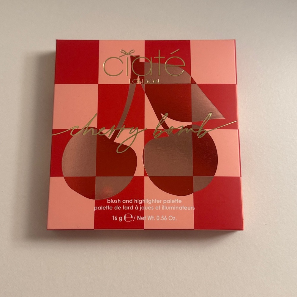 Ciaté Cherry Bomb BLUSH and HIGHLIGHTER Palette